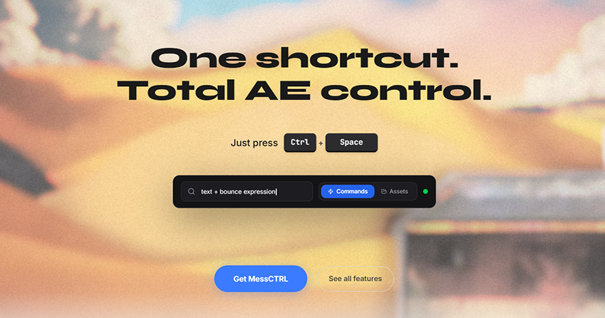 MessCtrl — After Effects Command Bar & Scripts for Windows